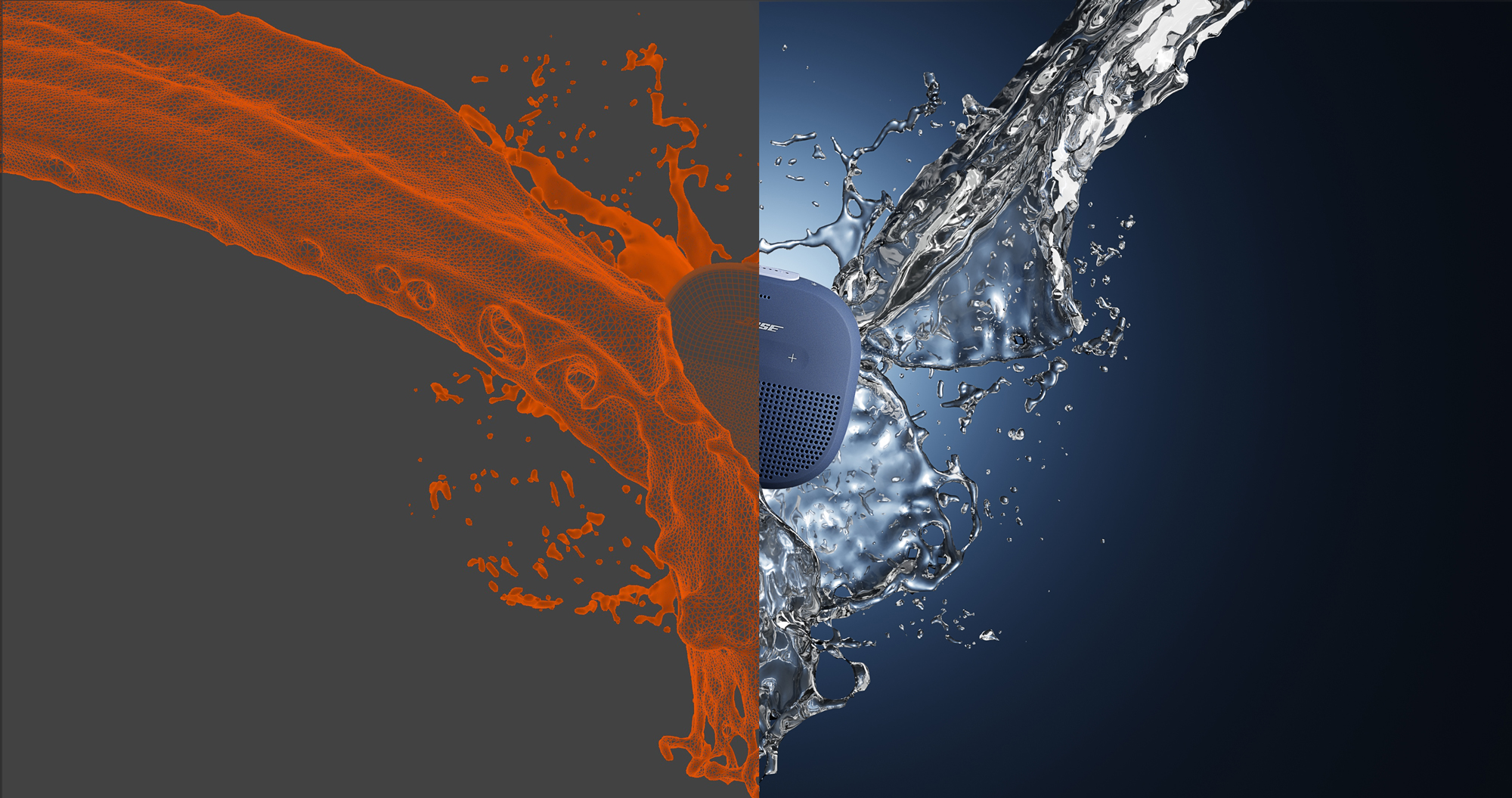 Wenbo-CGI-Photography-Bose-Speaker-with-Water-Splash 3D BTS