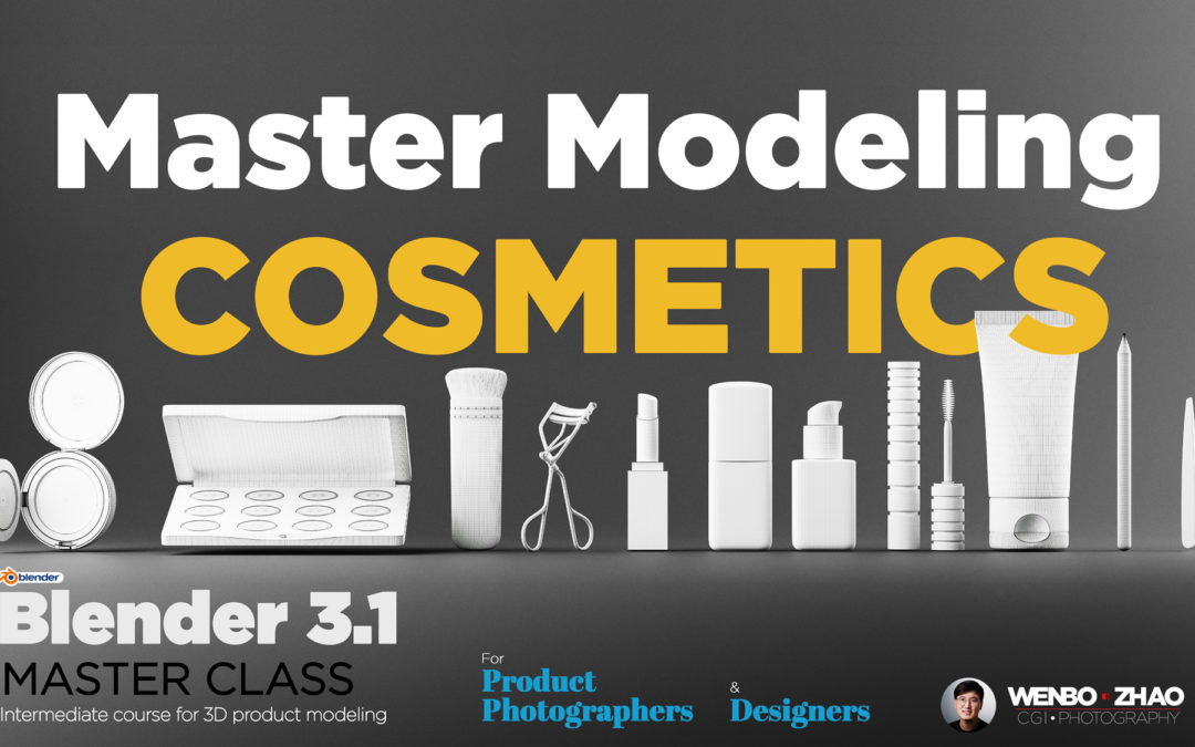 Master Modeling Cosmetics in Blender 3.1 (Course Trailer)